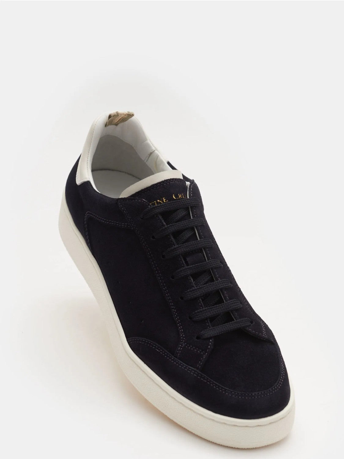 Officine Creative The Dime 001 Navy Suede Low Top Sneakers