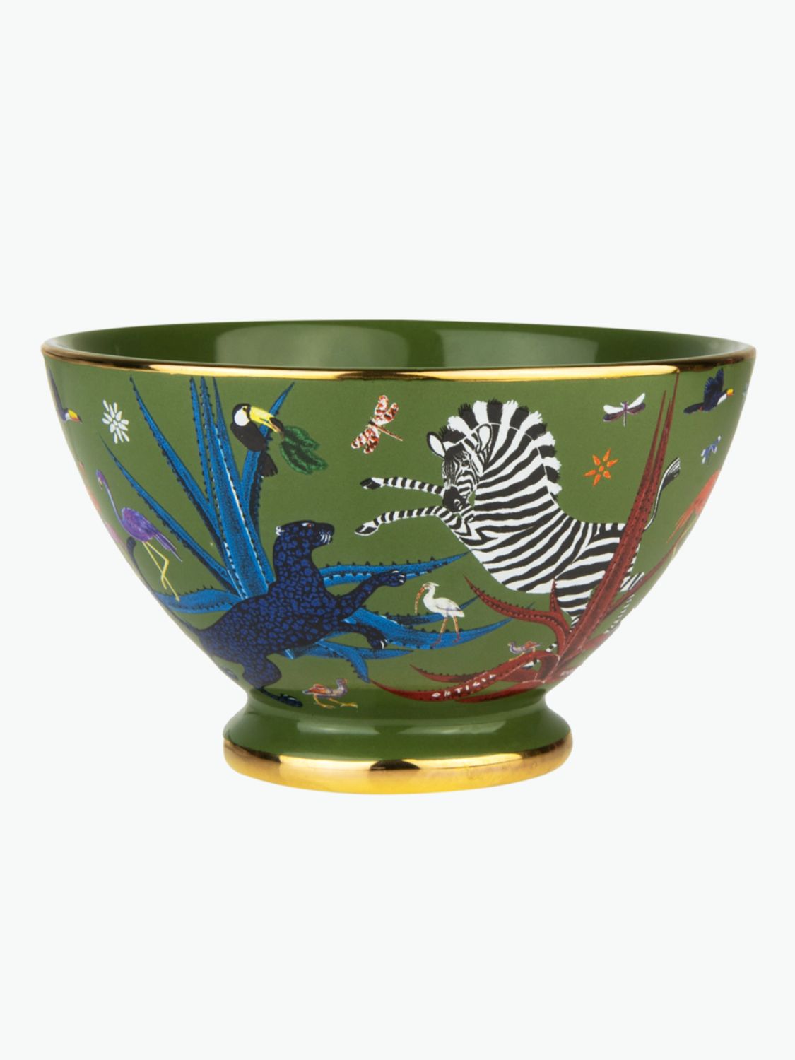 Μπολ Σερβιρίσματος Ortigia Sicilia Jungle Pink Bowl Jungle Green Bowl