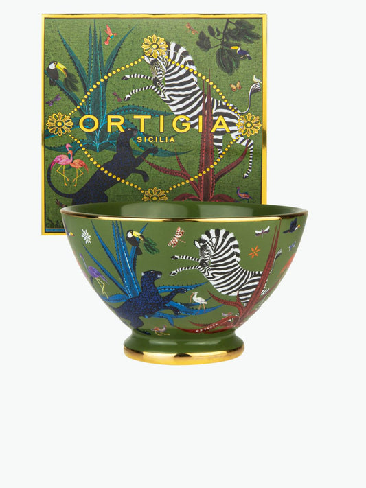 Ortigia Sicilia Bowl Ceramic Green