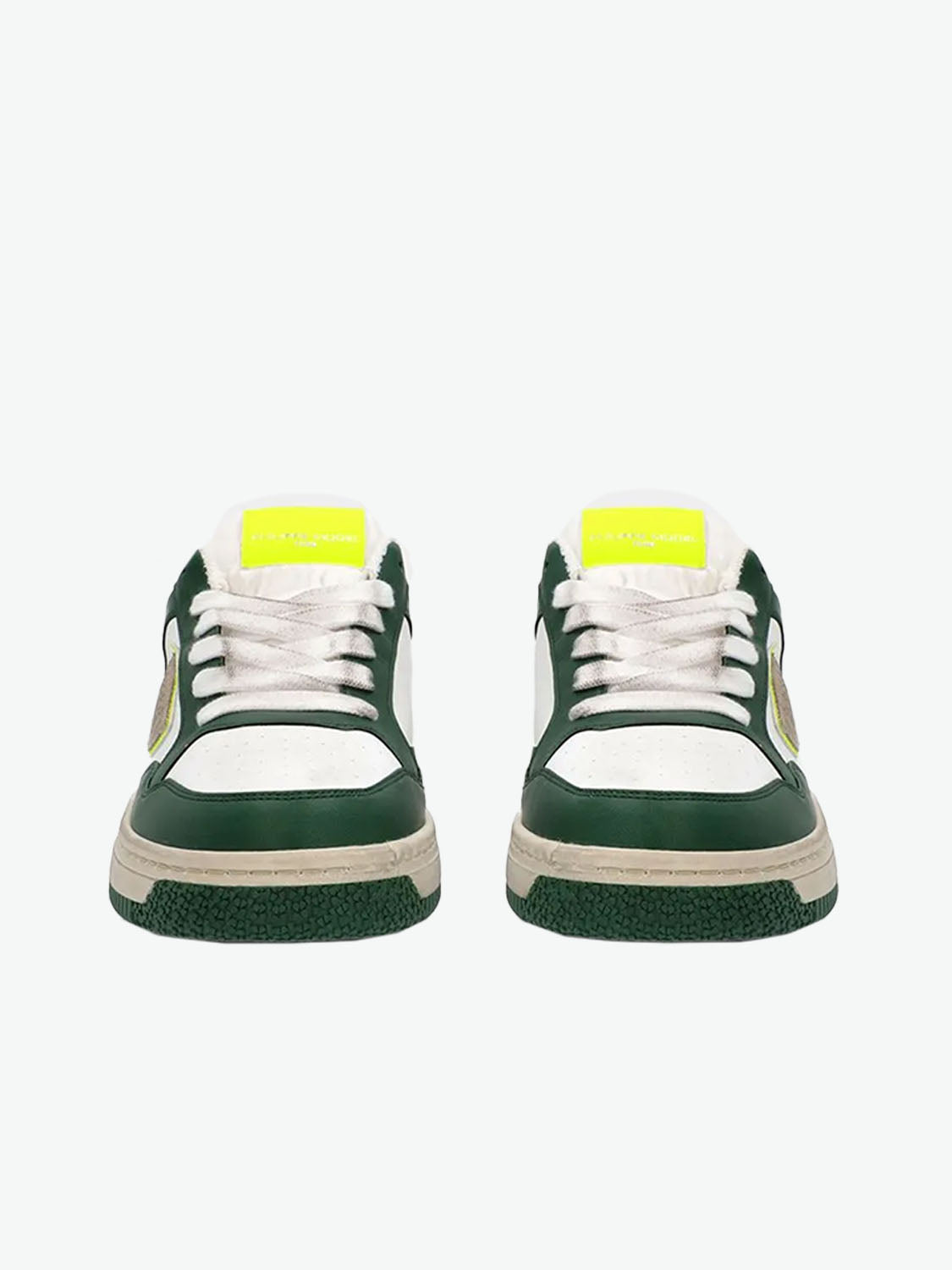 Philippe Model Lyon Sneakers Green and Yellow