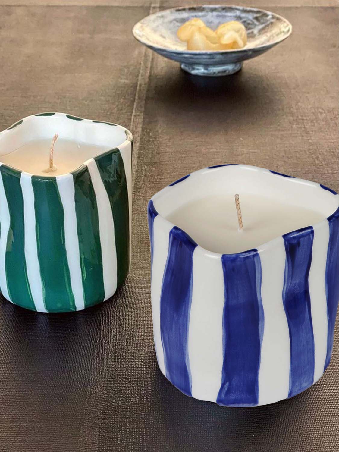 Rhea Kalo Aegean Stripes Candle