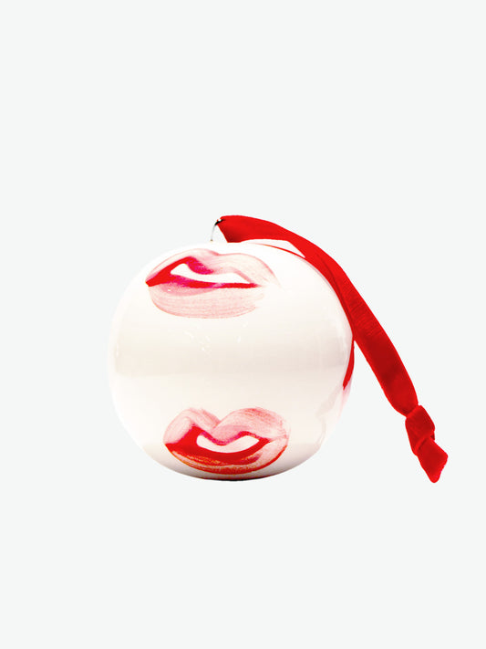 Χριστουγεννιάτικη Διακοσμητική Μπάλα Rhea Kalo Christmas Ceramic Ball Kisses Medium