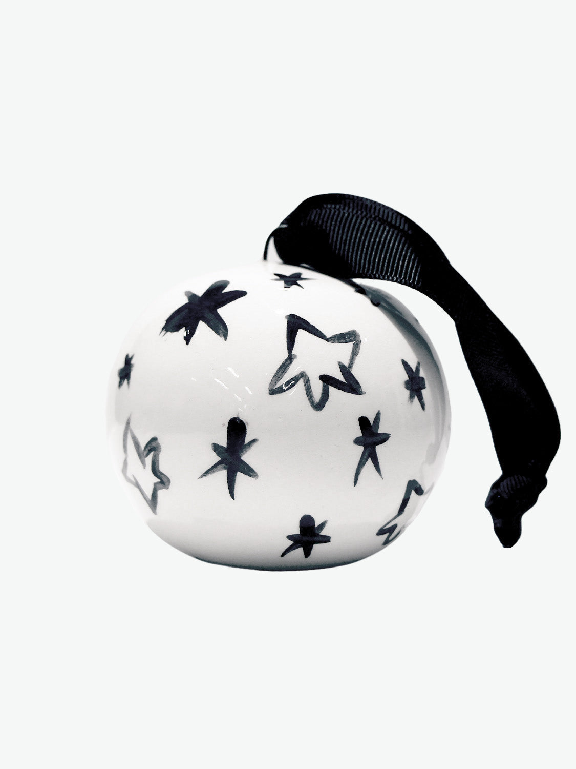 Χριστουγεννιάτικη Διακοσμητική Μπάλα Rhea Kalo Christmas Ceramic Ball Stars Large