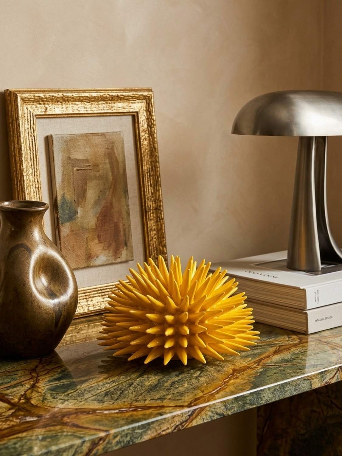 Ricciocaprese Sea Urchin Decor Yellow