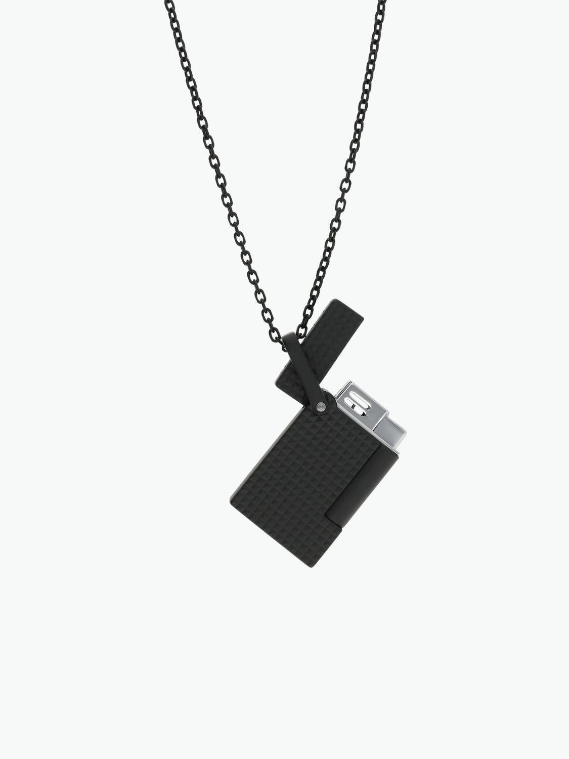 S.T. Dupont Lighter Necklace Matte Black