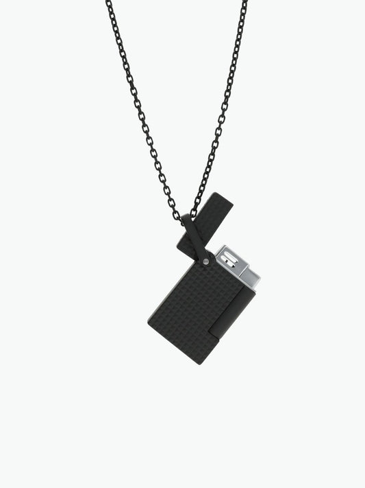 S.T. Dupont Lighter Necklace Matte Black