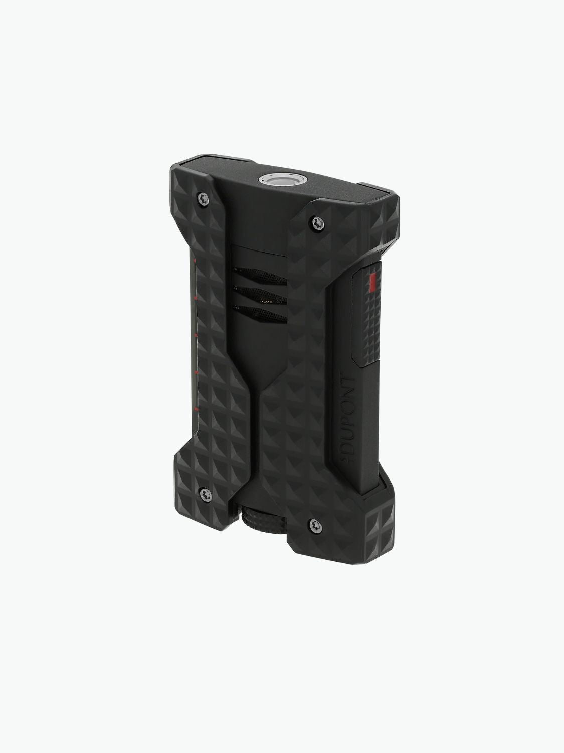 S.T. Dupont Windproof Jet Black Brushed Lighter