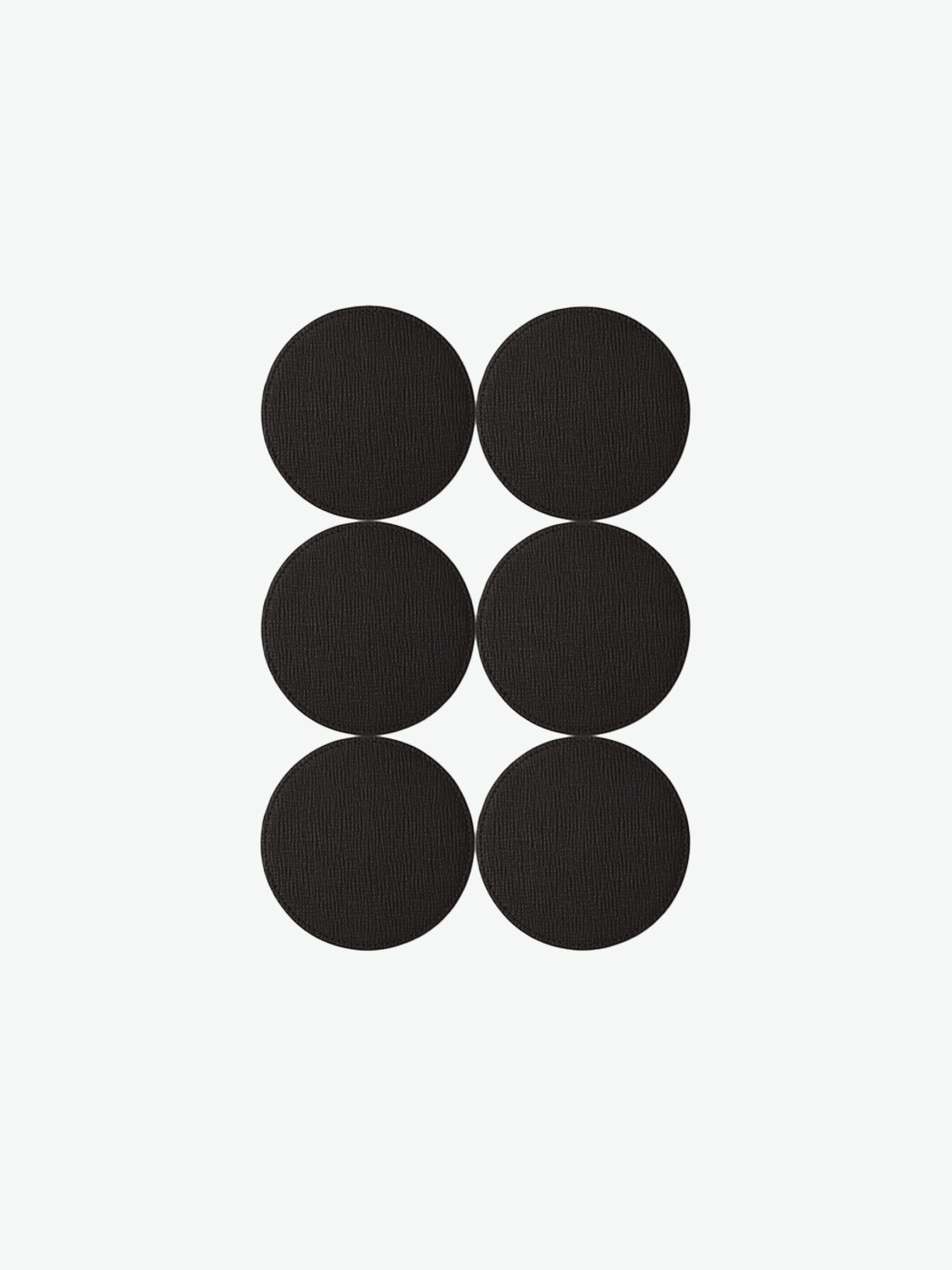 Smythson Coaster Set in Panama in Black