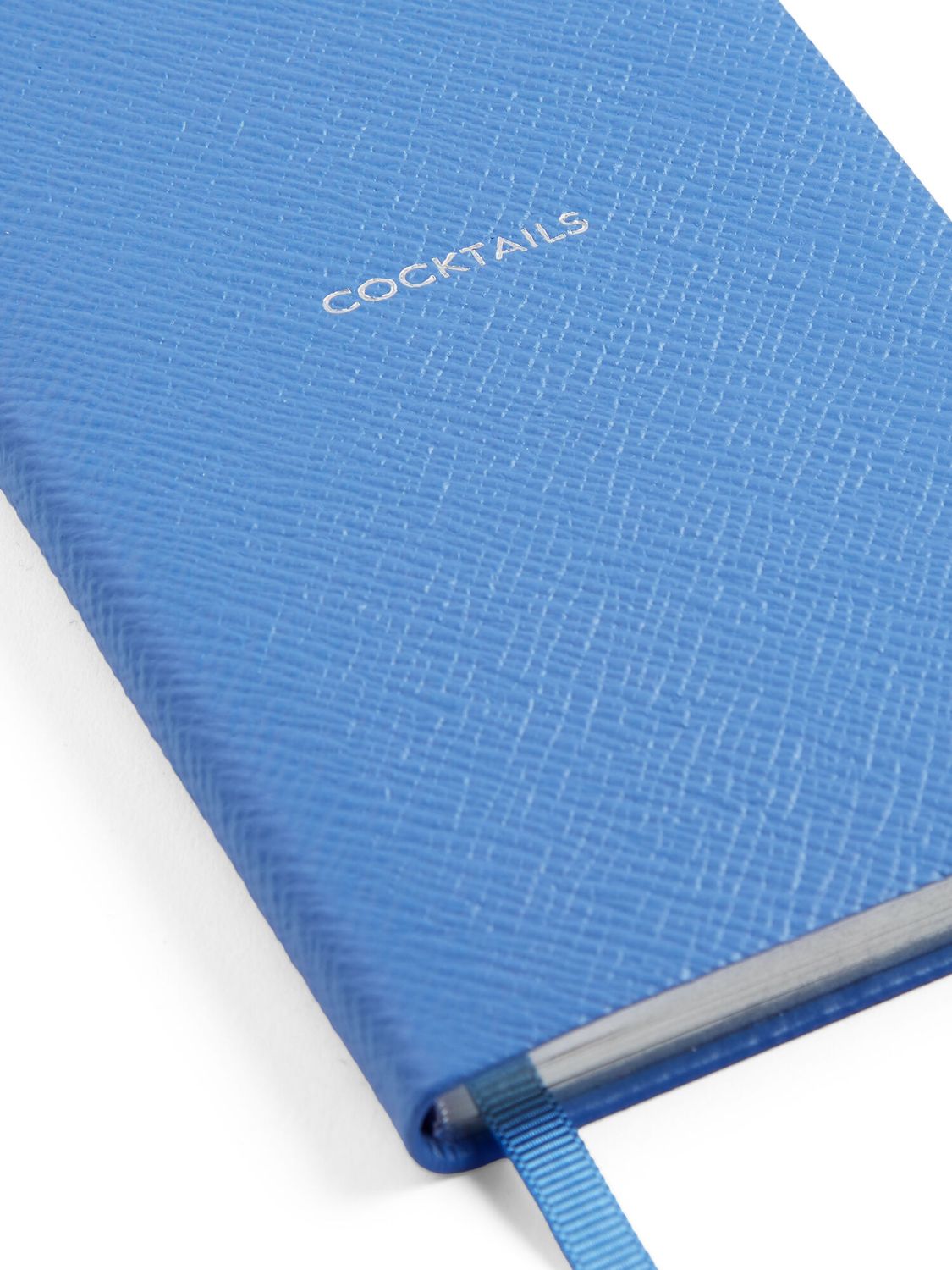Smythson Cocktail Panama Notebook Nile Blue