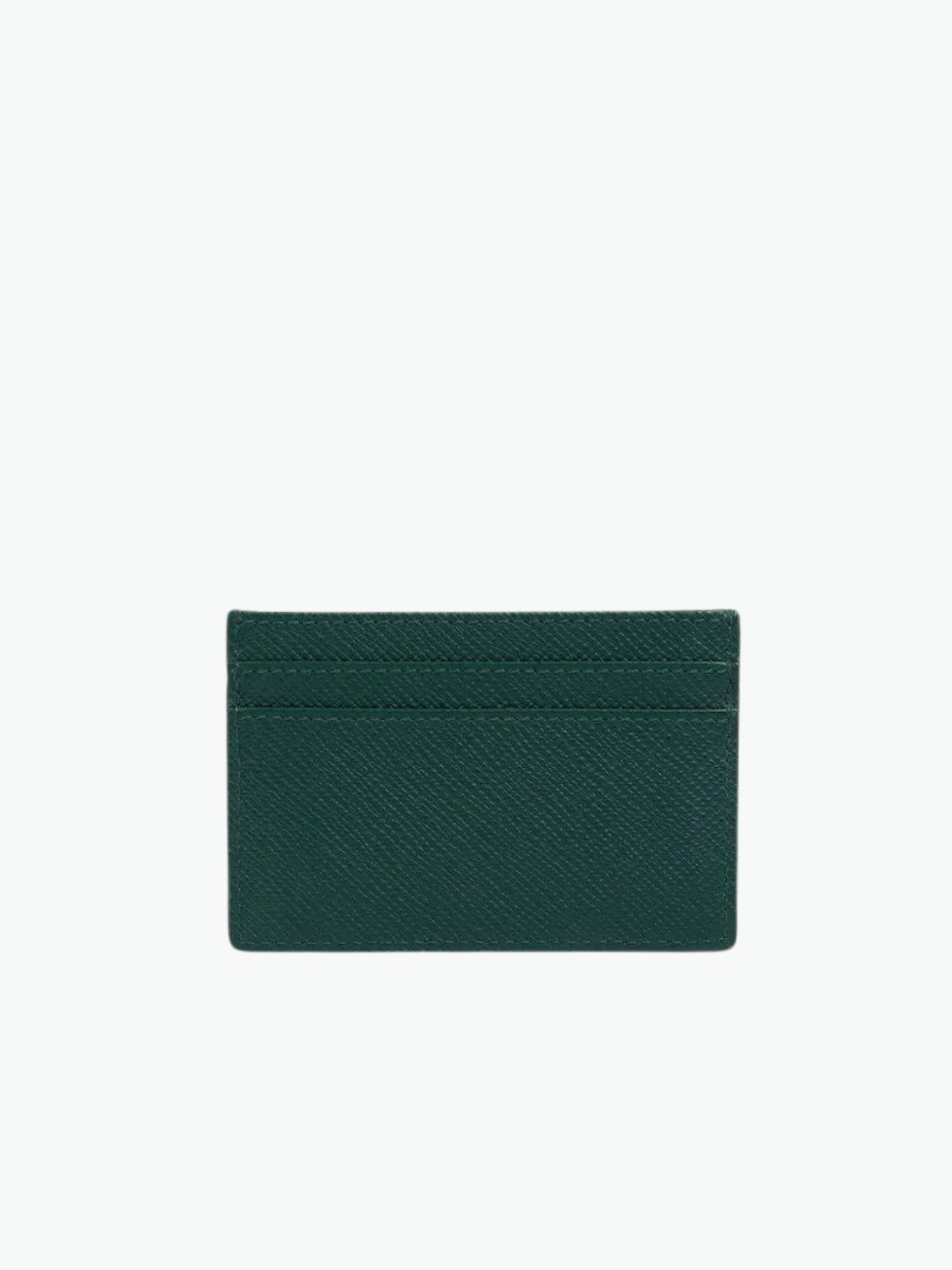 Smythson Flat Card Holder in Panama Forest