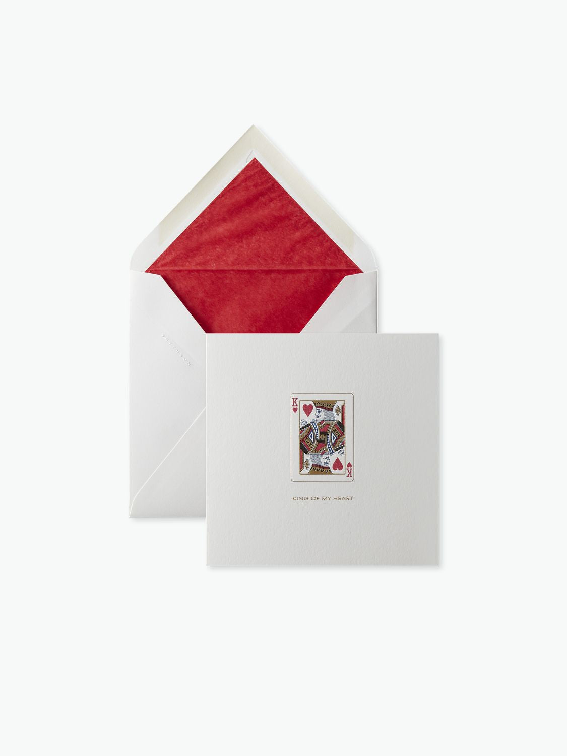 Smythson King of My Heart Card
