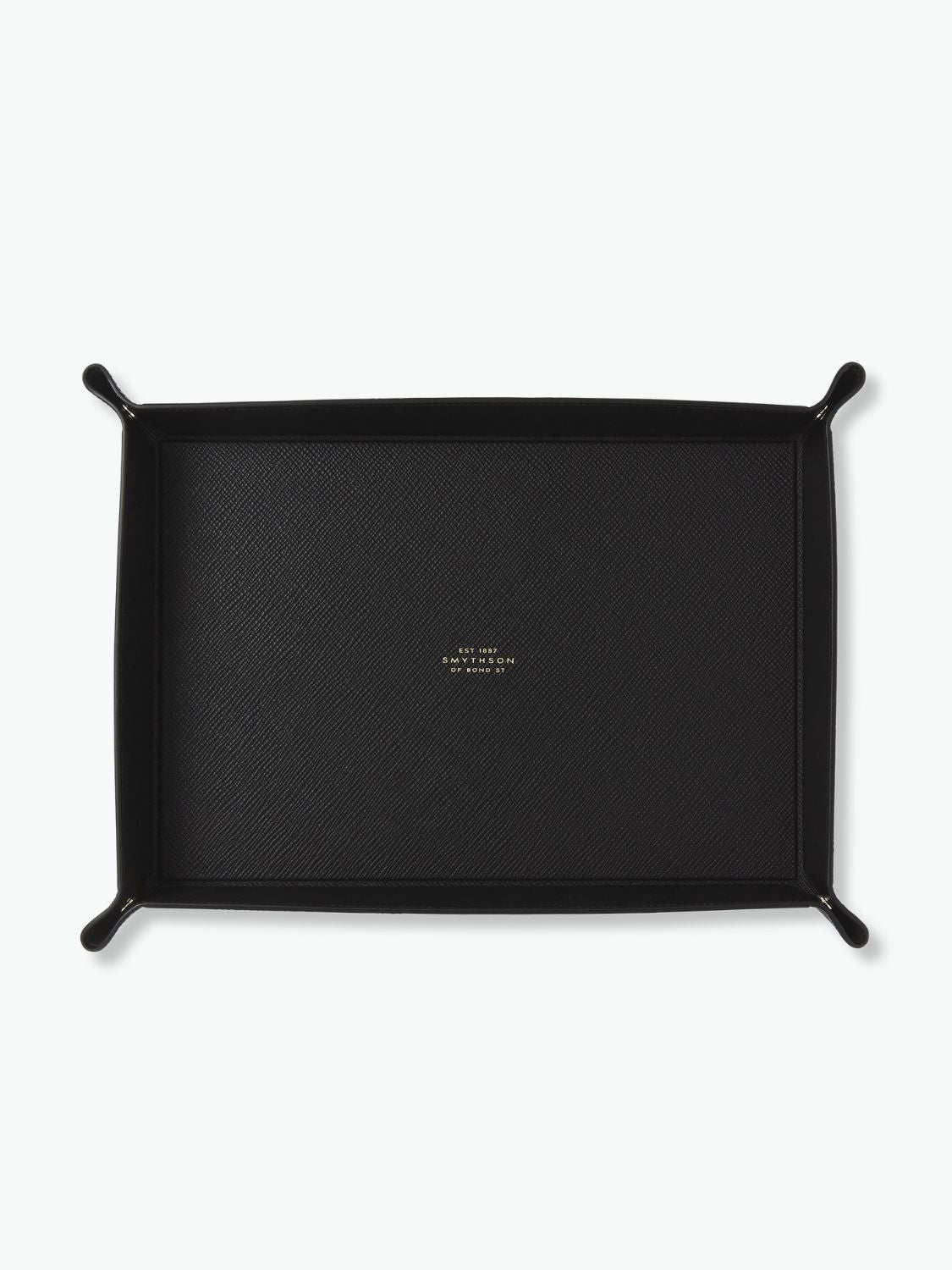 Large Leather Rectangular Trinket Tray