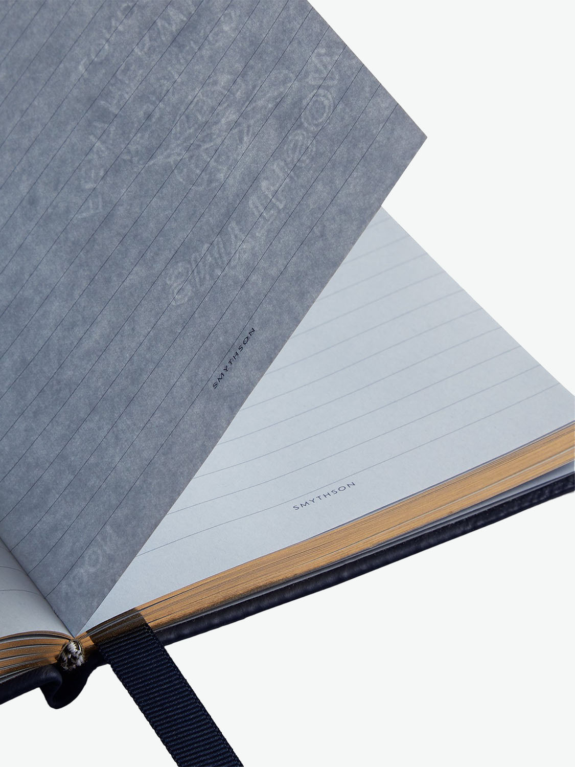 Smythson Woof Woof Chelsea Notebook in Panama Indigo