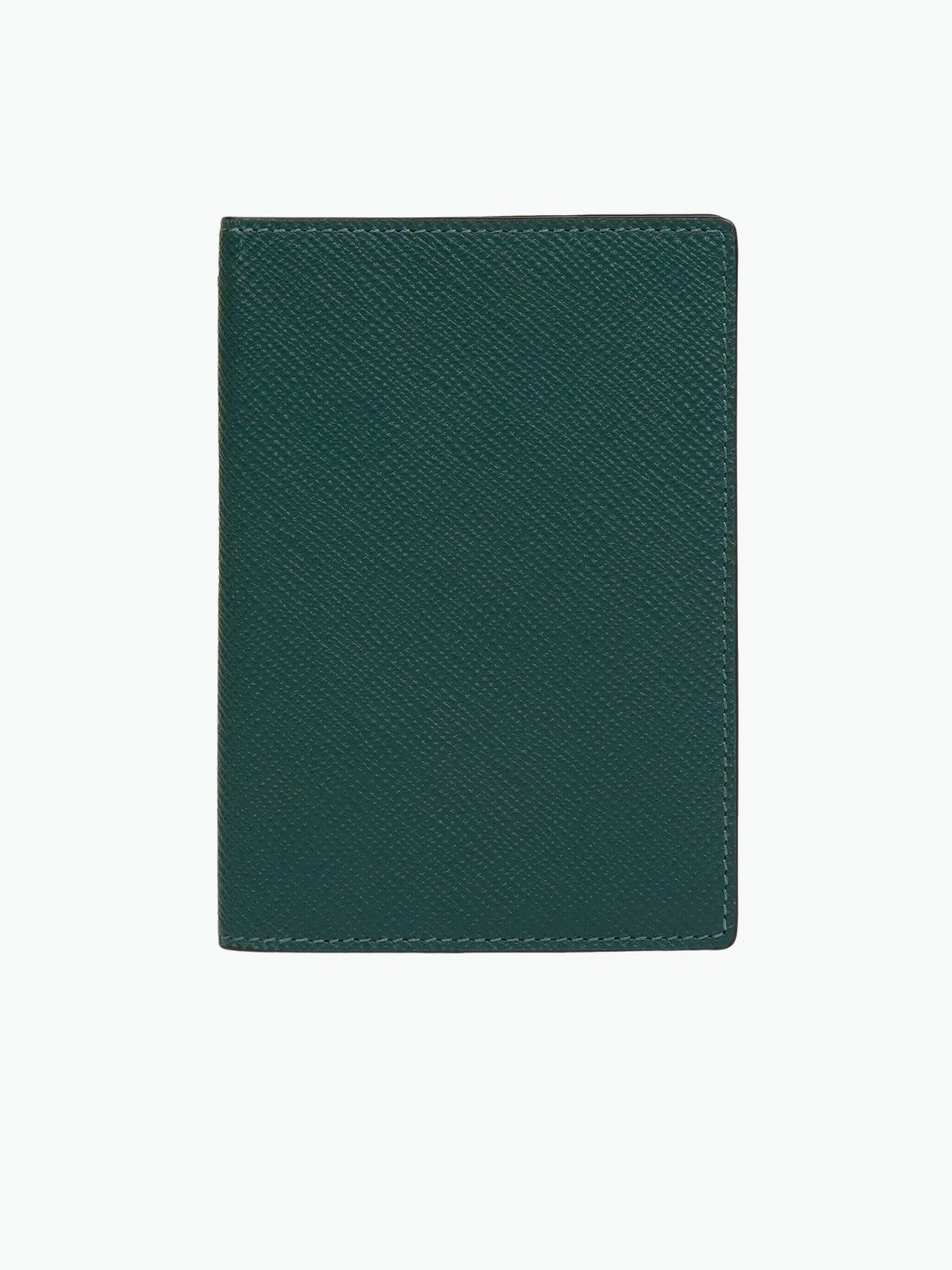 Smythson Passport Cover in Panama Forest