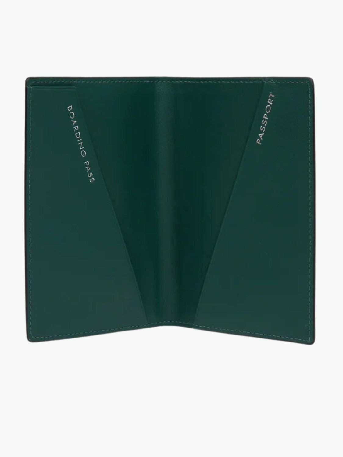 Smythson Passport Cover in Panama Forest