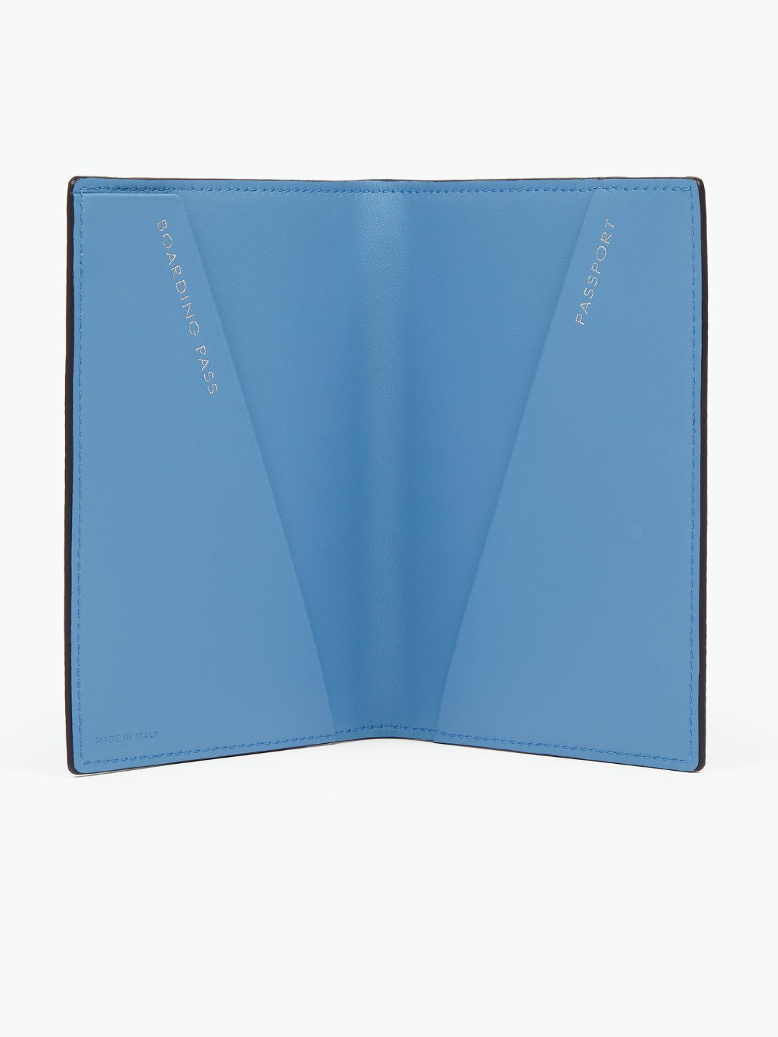 Smythson Passport Cover Stars Nile Blue