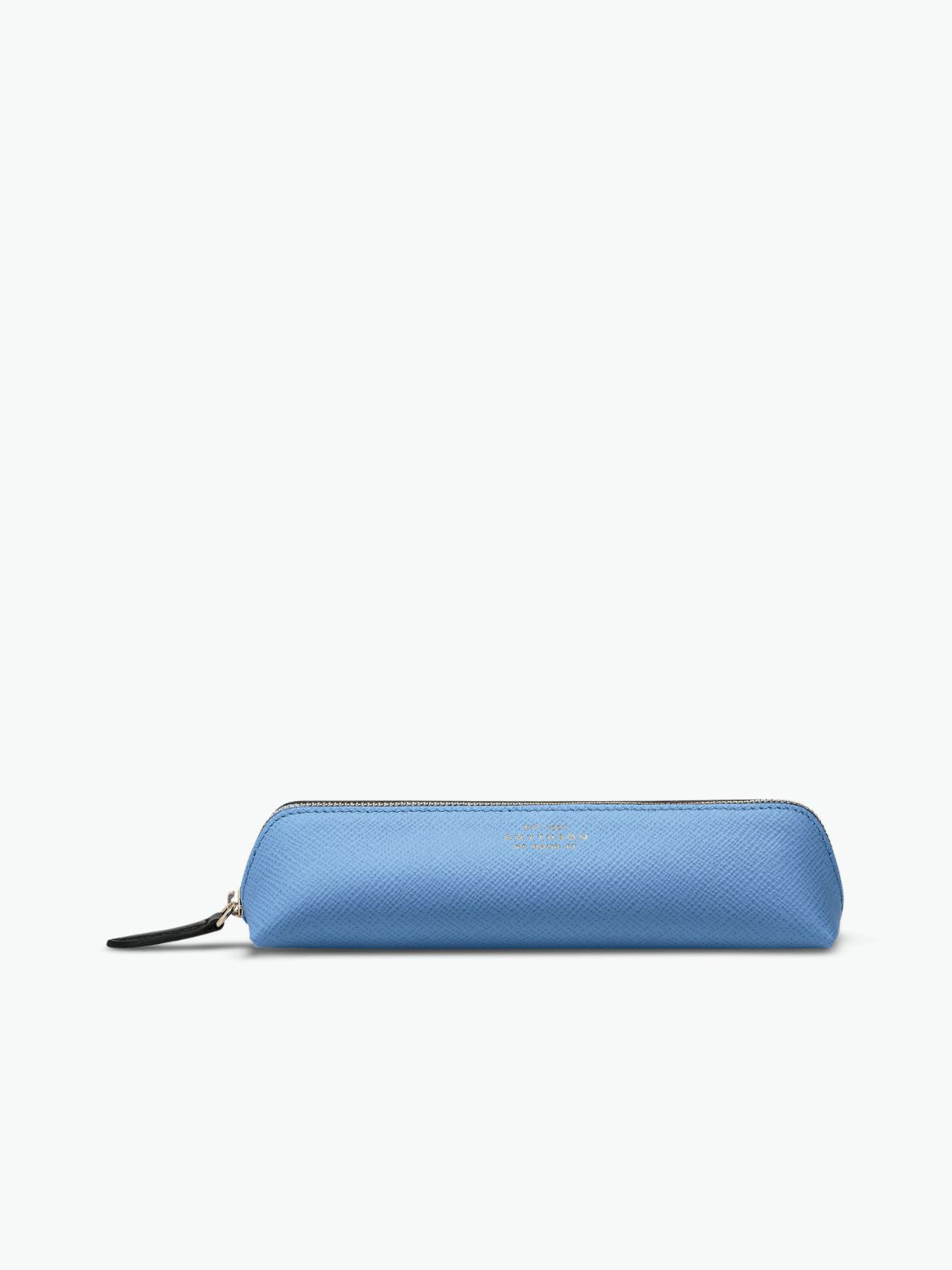 Smythson Pencil Case in Panama Nile Blue
