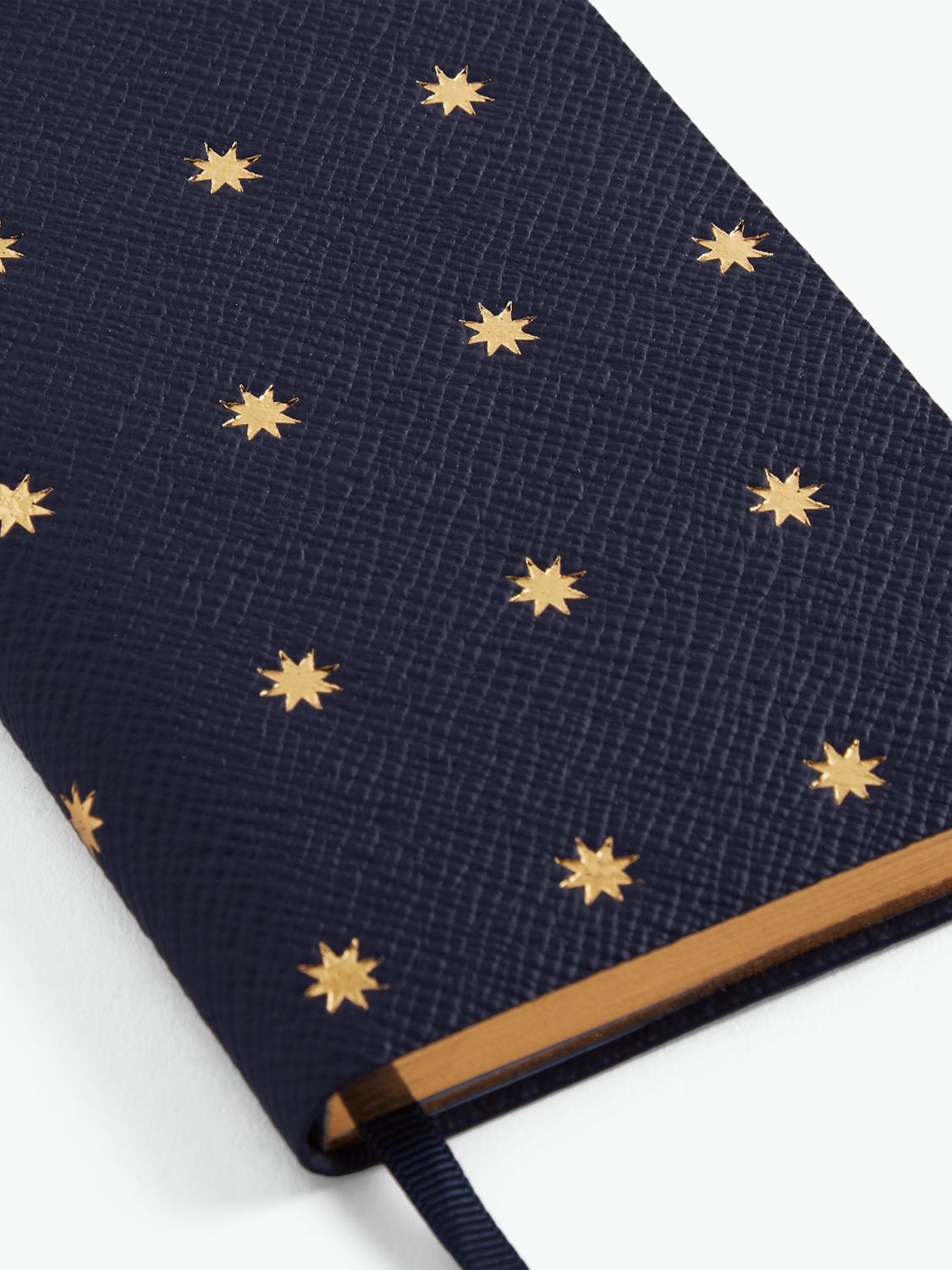 Smythson Stars Pocket Notebook Navy