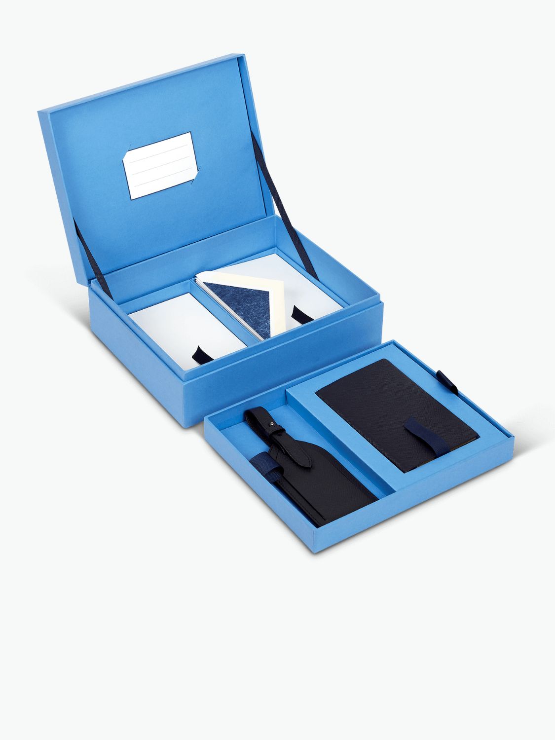 Smythson Travel Gift Box Navy