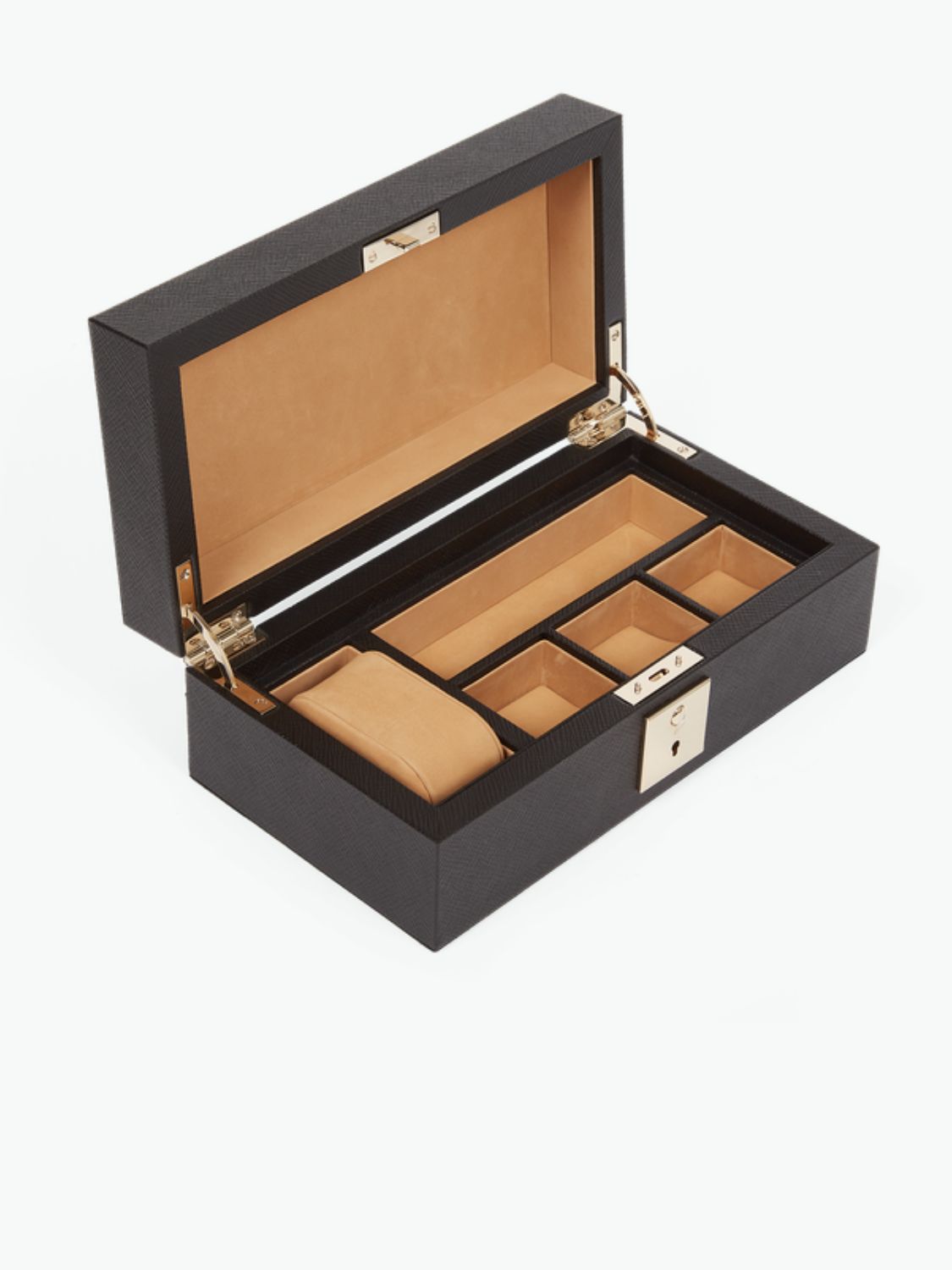 Κουτί για Ρολόι και Μανικετόκουμπα Smythson Lockable Watch and Cufflink Box