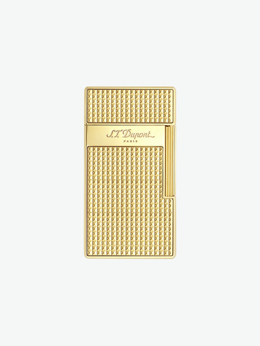 S.T. Dupont Biggy Diamond Head Gold Lighter