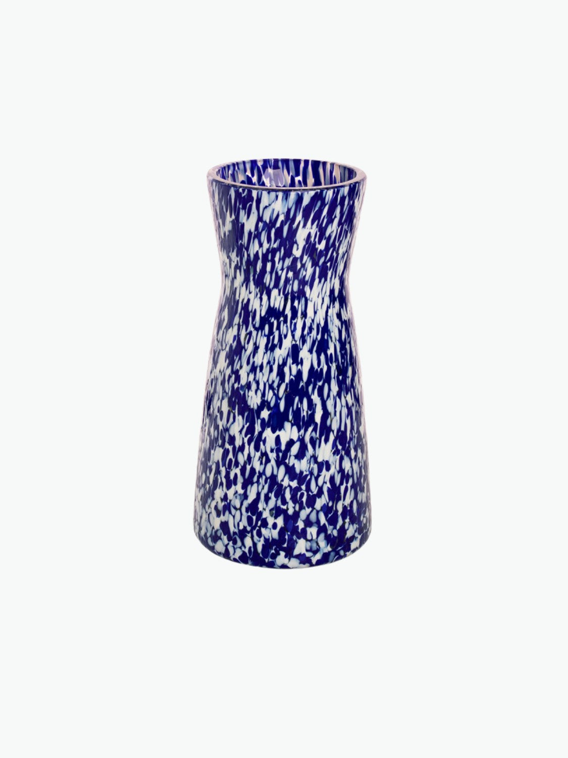 Stories Of Italy Murano Glass Ivory and Blue Carafe