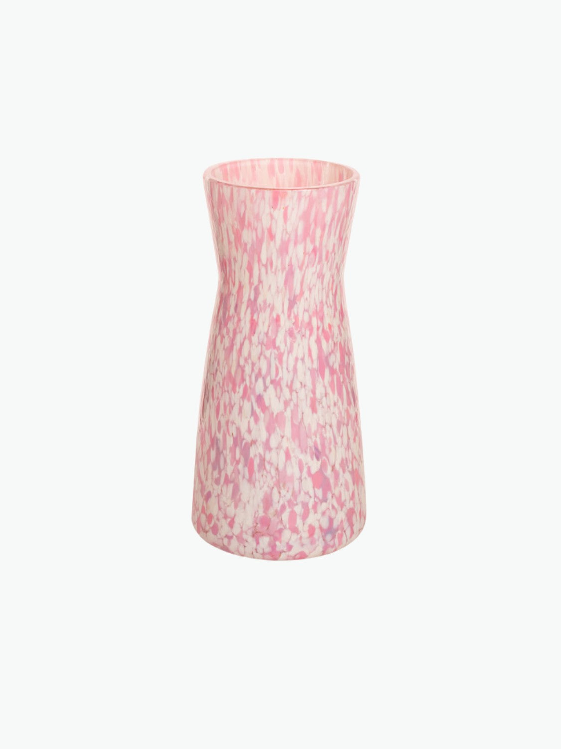 Stories Of Italy Murano Glass Ivory and Pink Carafe
