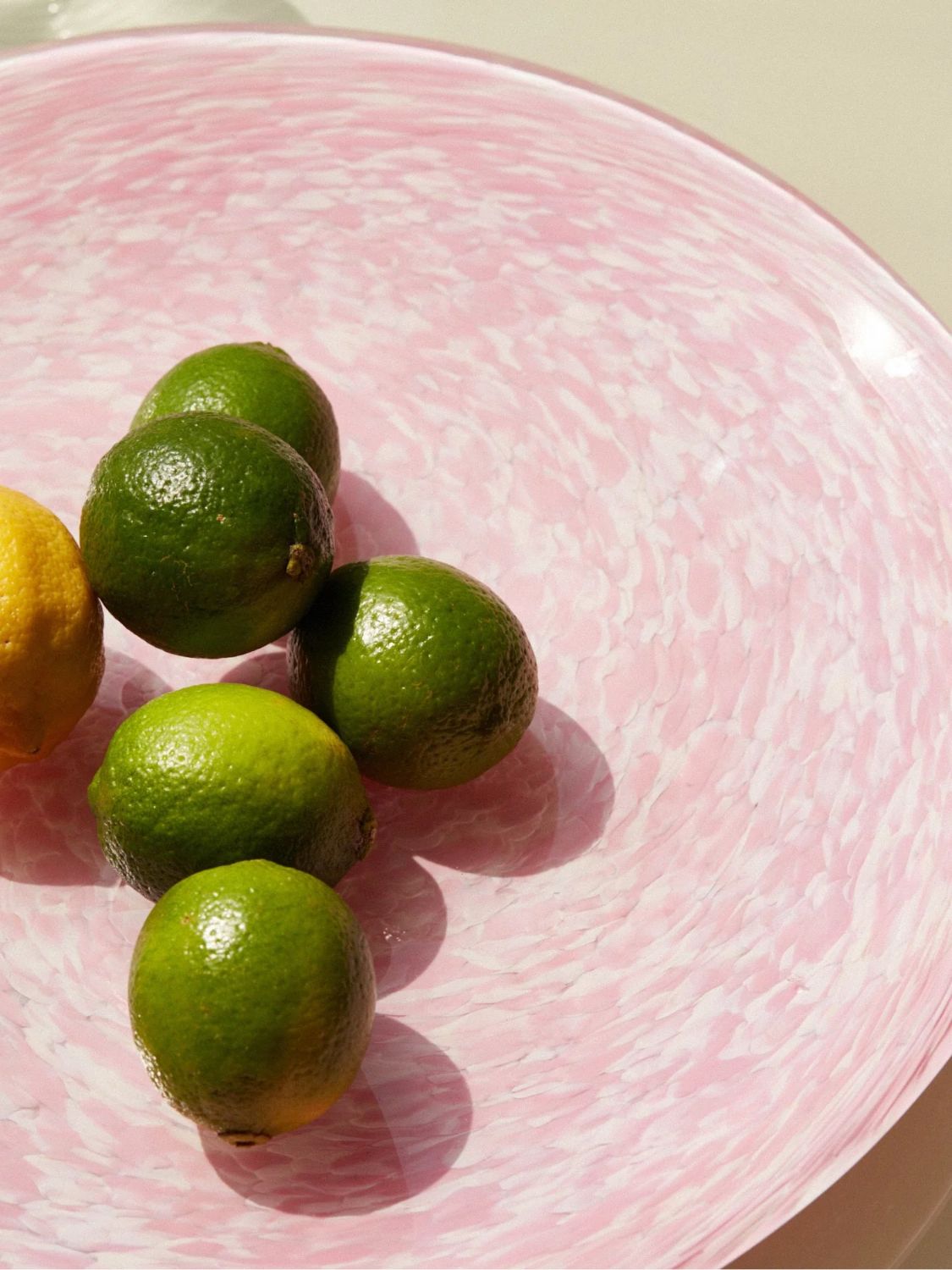 Stories Of Italy Ivory and Pink Large Tray