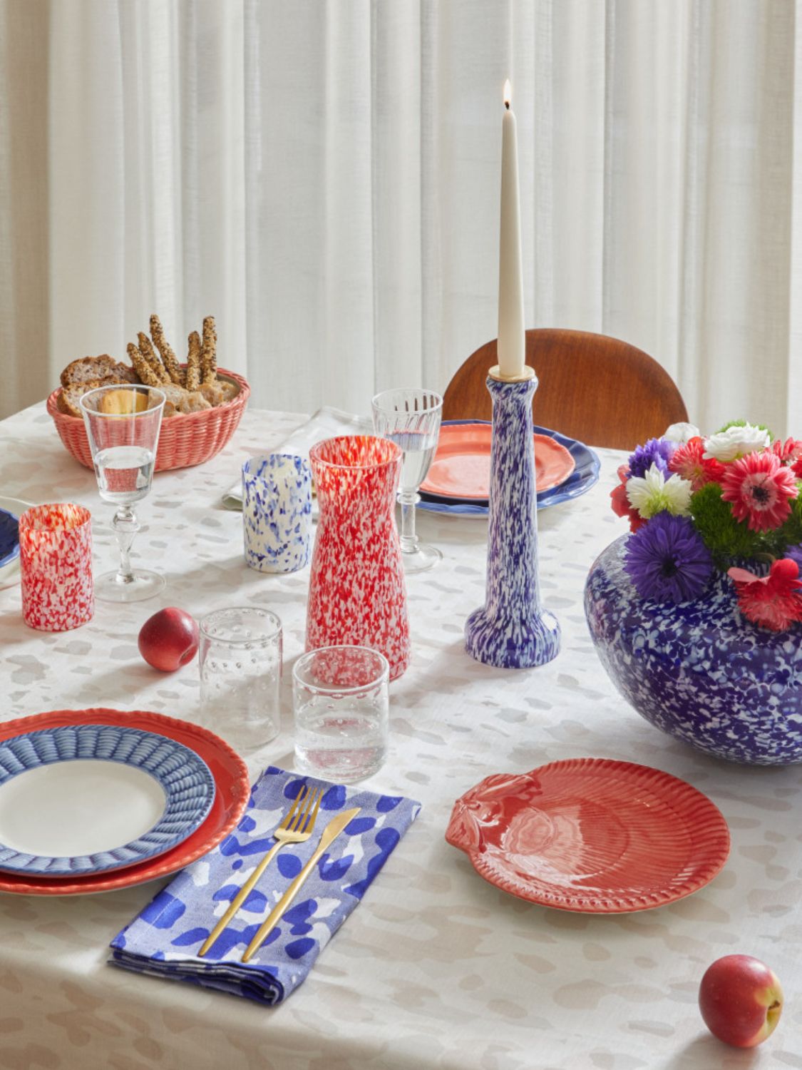 Stories Of Italy Murano Glass Yellow and Pink Carafe