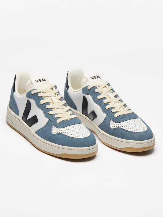 Veja V-10 Leather White Black California