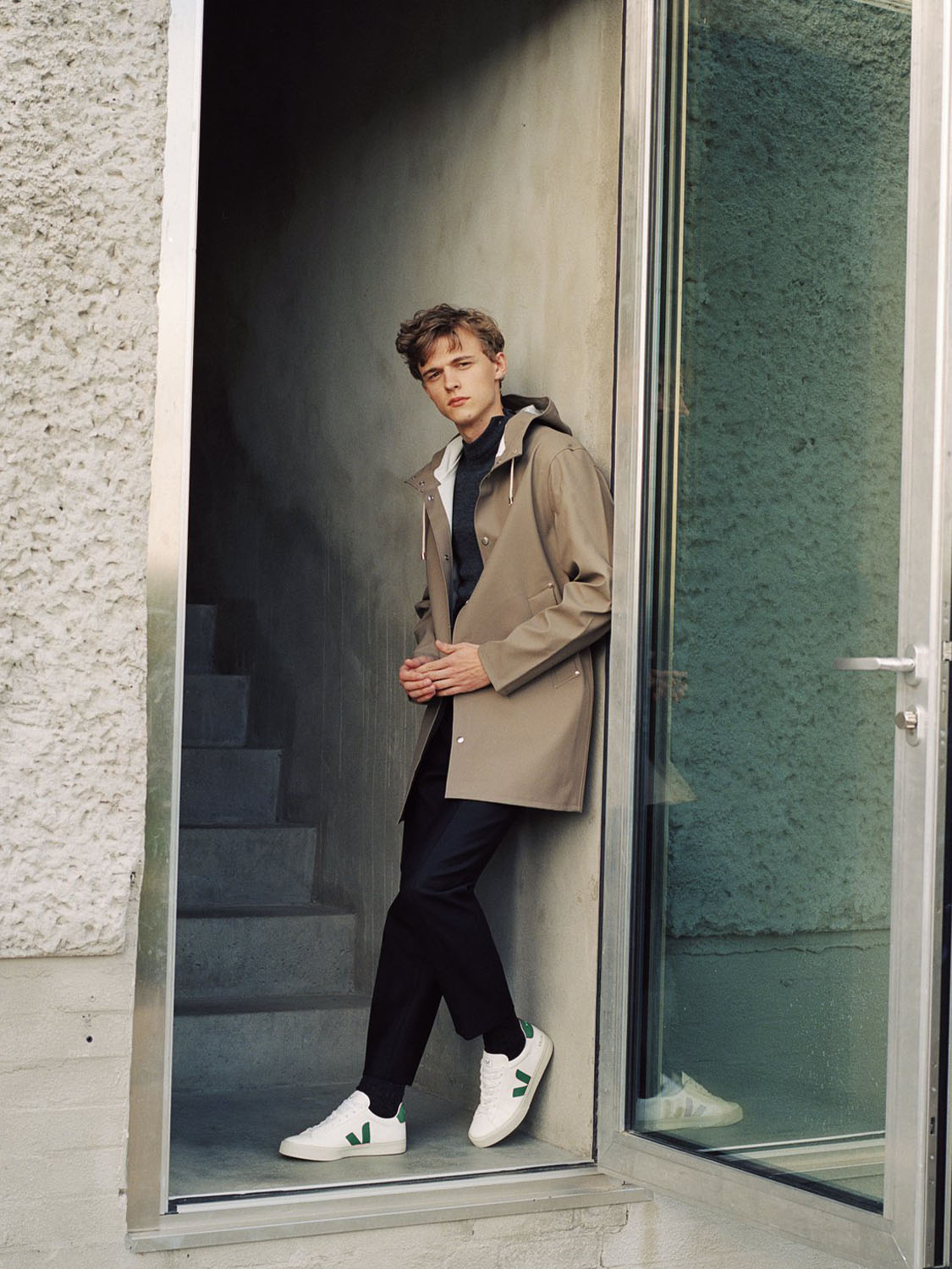 Ανδρικά Veja V-12 Leather Green Sneakers