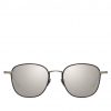 Linda Farrow 953 C4 Square White Gold-Plated Βlack Sunglasses