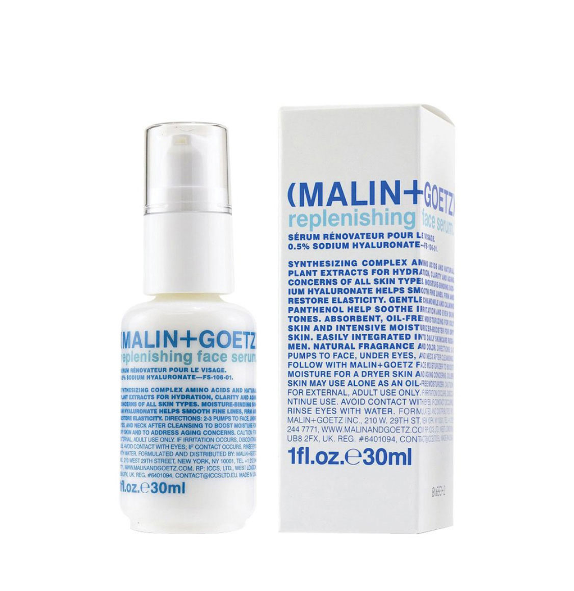 Malin and Goetz Replenishing Face Serum 30ml