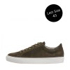 Garment Project Type Waxed Taupe Leather Sneakers