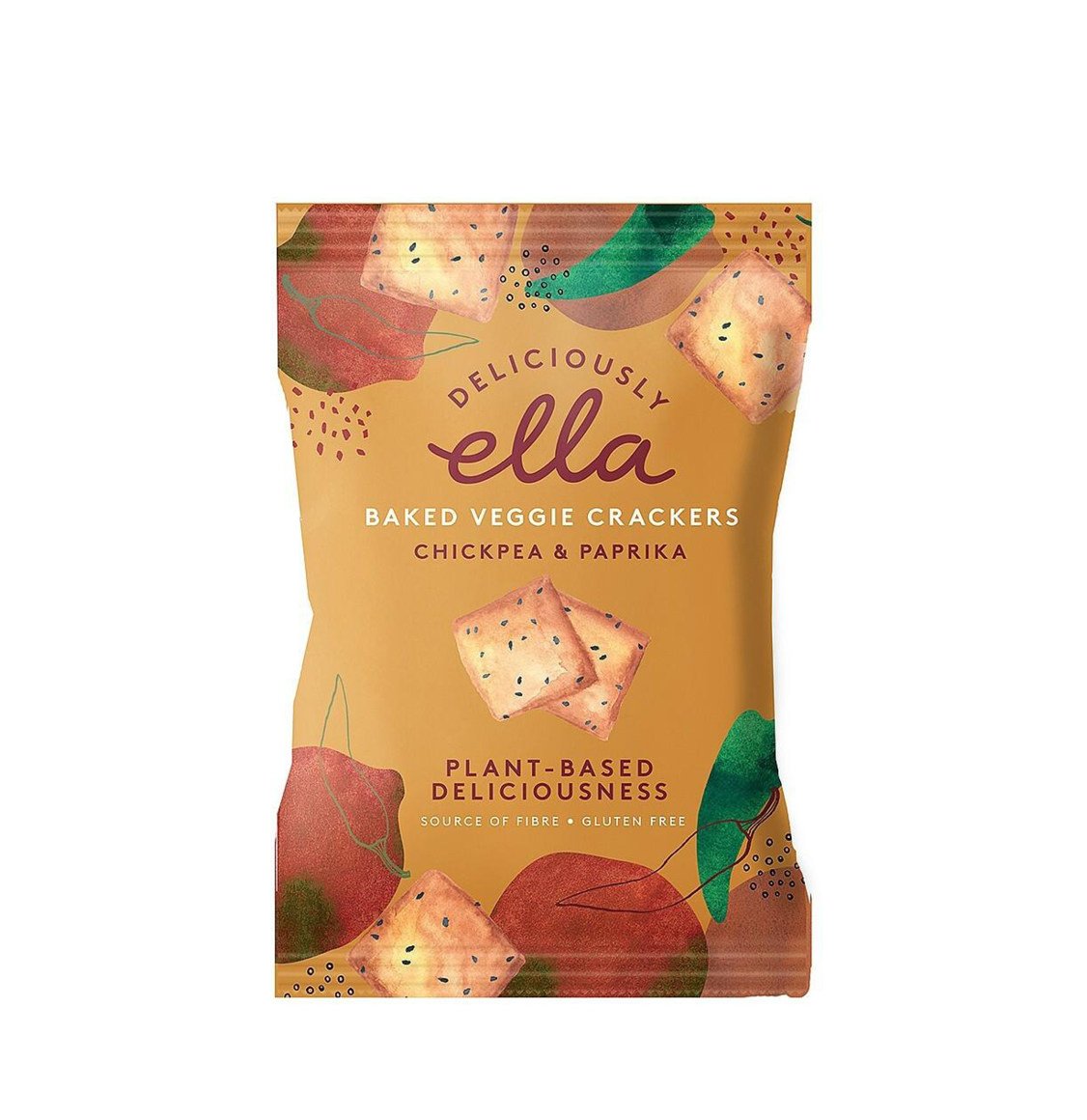 Deliciously Ella Chickpea And Paprika Baked Veggie Crackers 100g