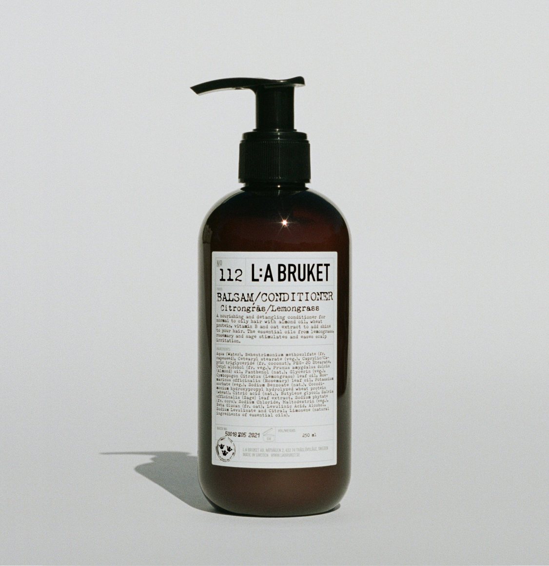 LA Bruket Hair Conditioner Lemongrass 240ml