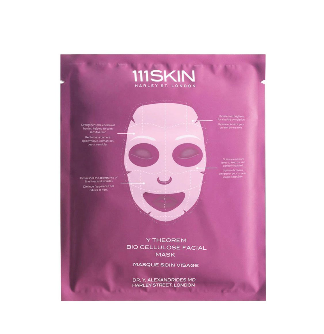 111Skin Y Theorem Bio Cellulose Facial Masks Box 5 x 23ml