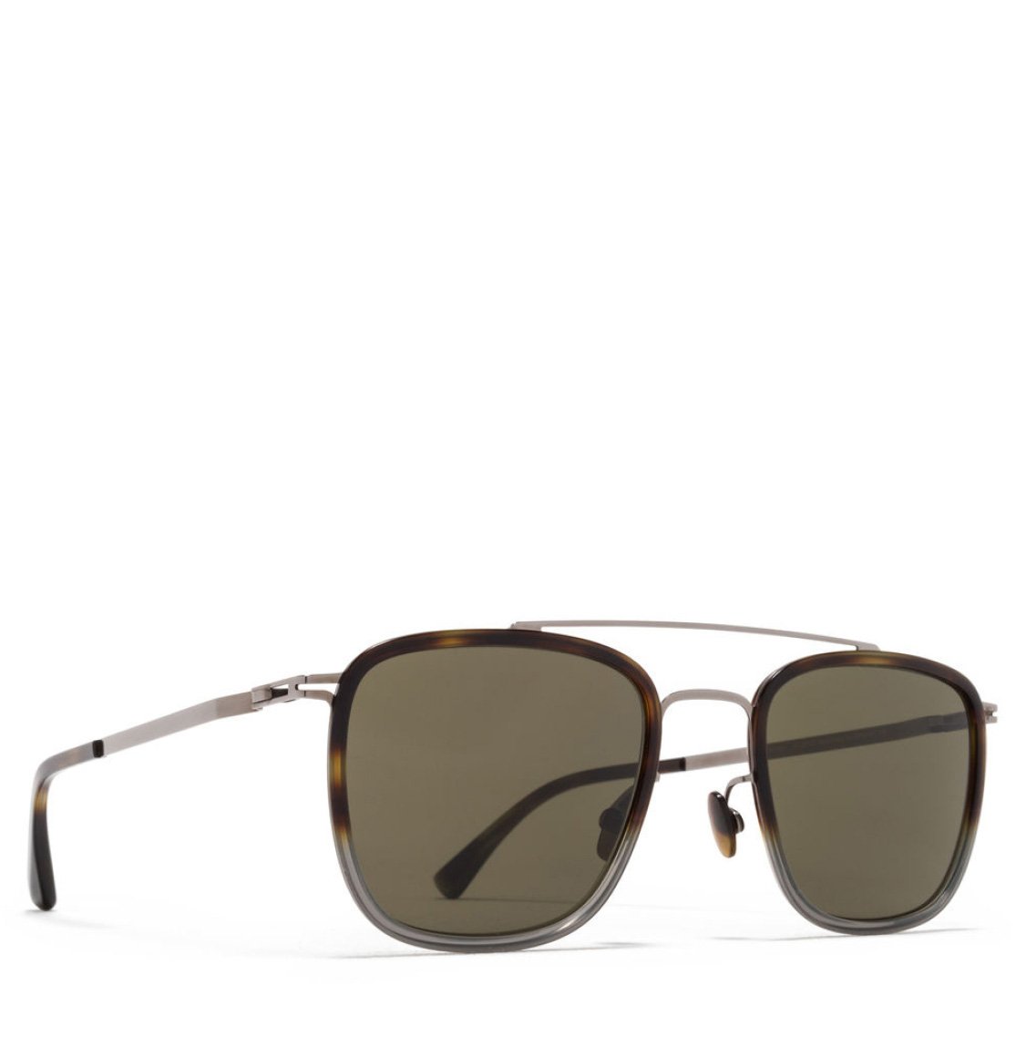 Γυαλιά Ηλίου Mykita Aviator-Frame Shiny Graphite Sunglasses
