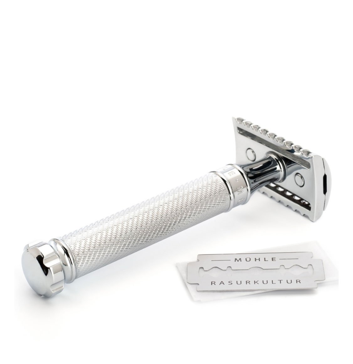 Ξυριστική Μηχανή Muhle Traditional Twist Open Comb Safety Razor Silver