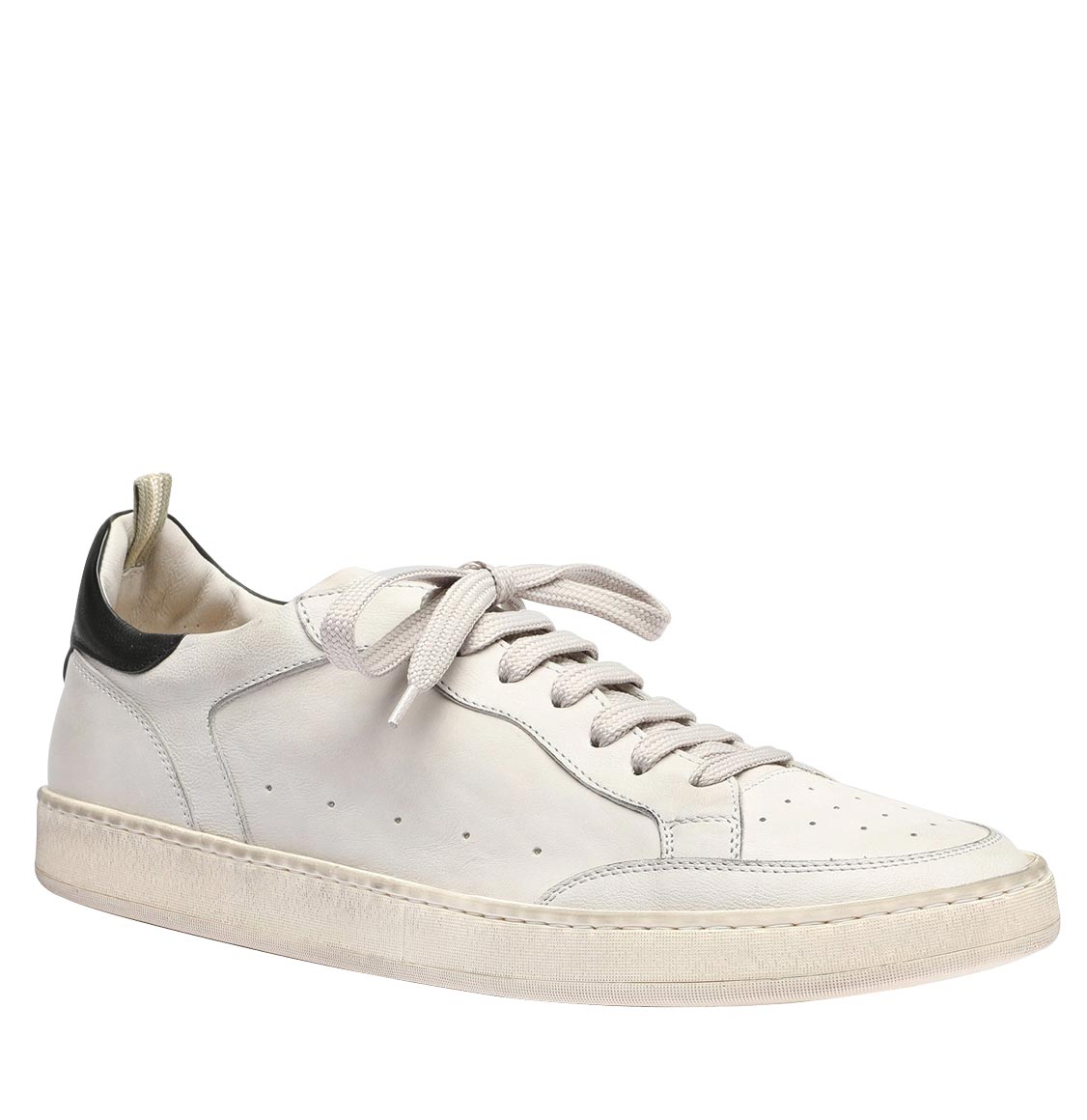 Officine Creative Kareem Dirty Ivory Leather Sneakers