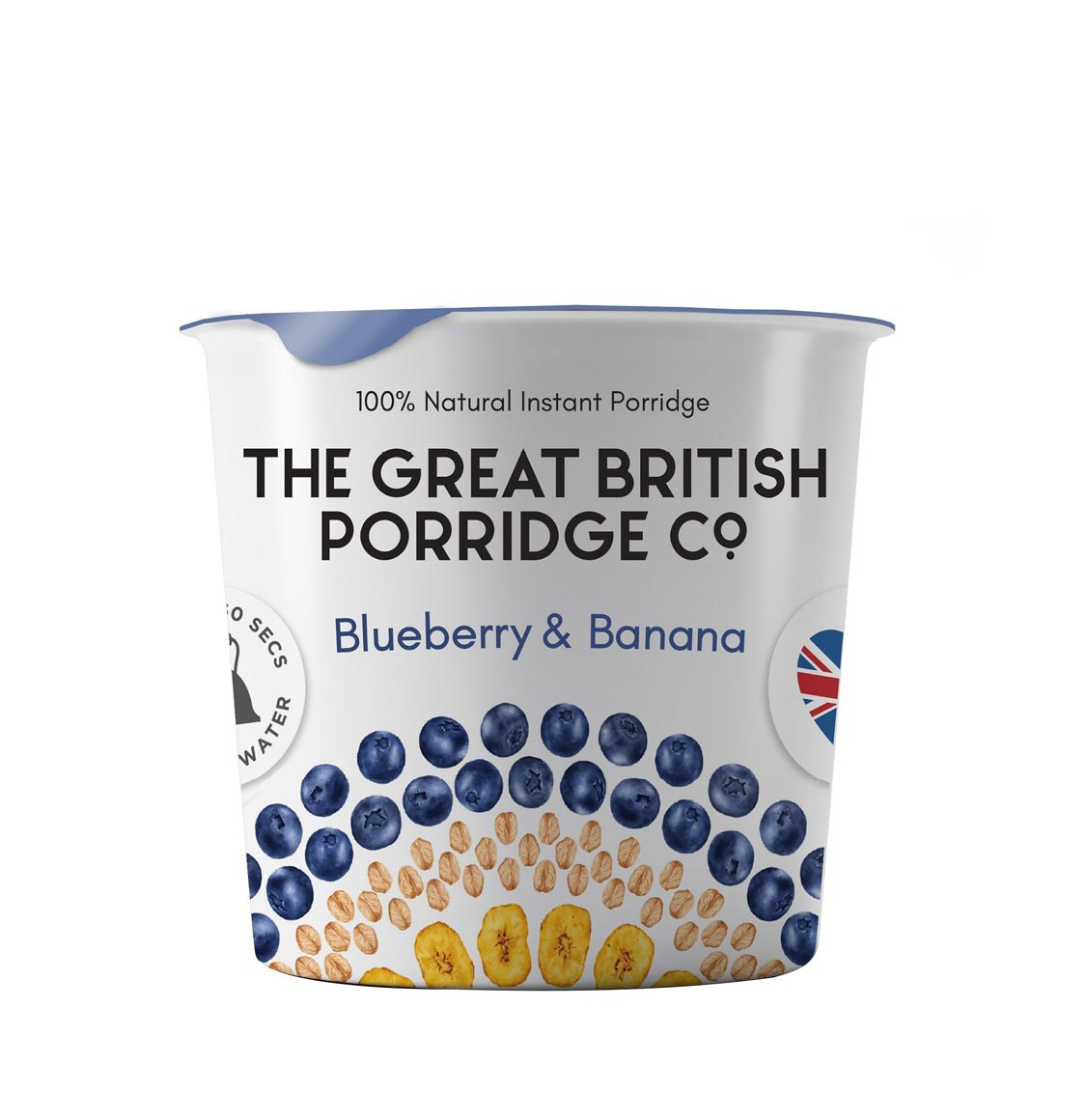The Great British Porridge Blueberry Banana Pot 60g