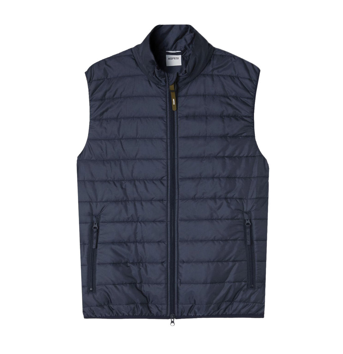 Aspesi Slim-Fit Quilted Shell Down Gilet Navy