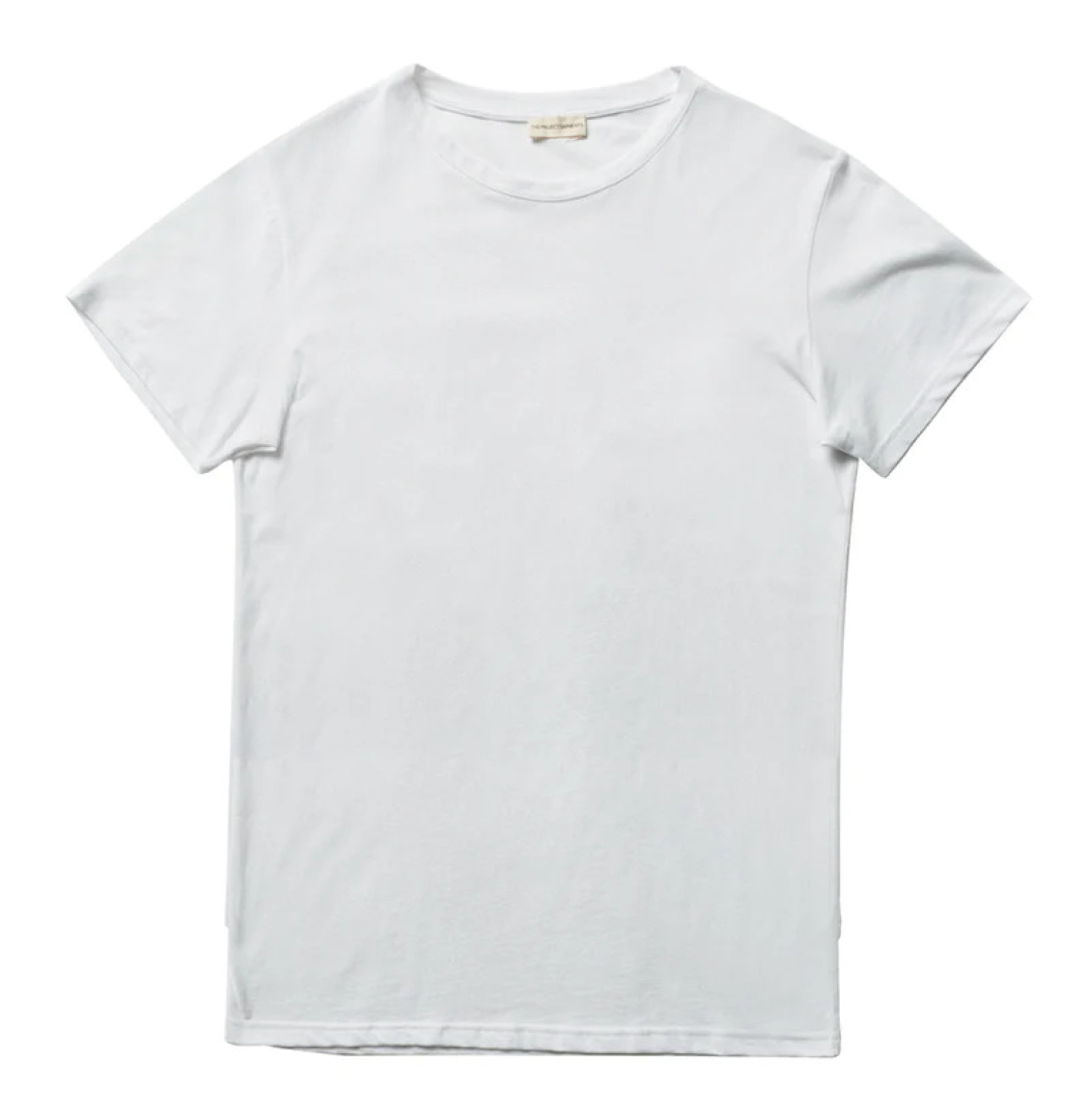 The Project Garments Crewneck Premium Cotton Tailor Fit T-shirt White-A