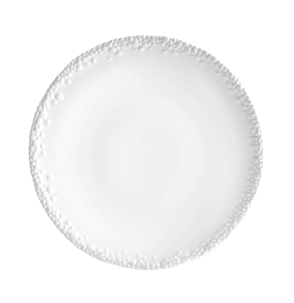L' Objet Haas Mojave Dinner Plate White