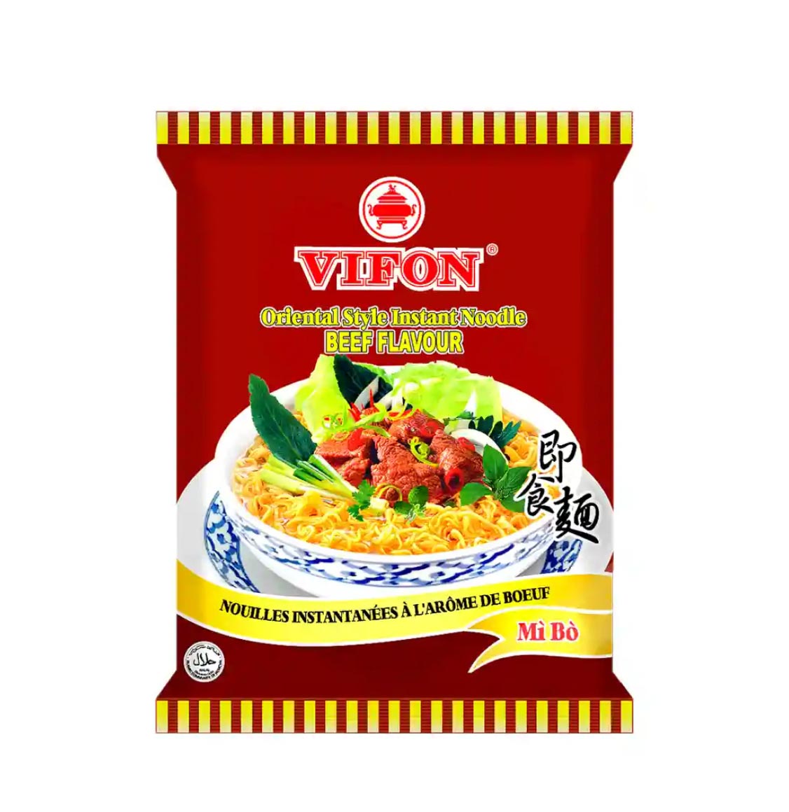 Vifon Oriental Style Instant Noodle Beef Flavour 70g