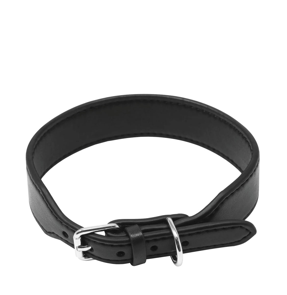 Boss Dog Recycled Leather Collar Black